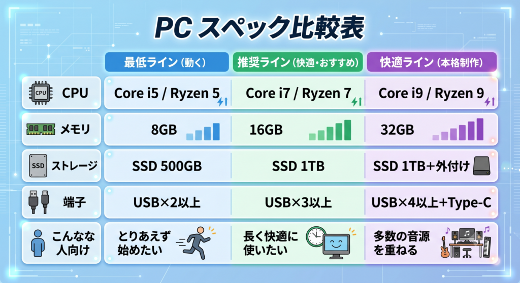 DTMスペック表